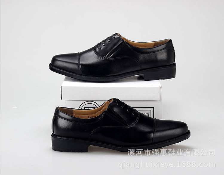 07A武警校尉皮鞋