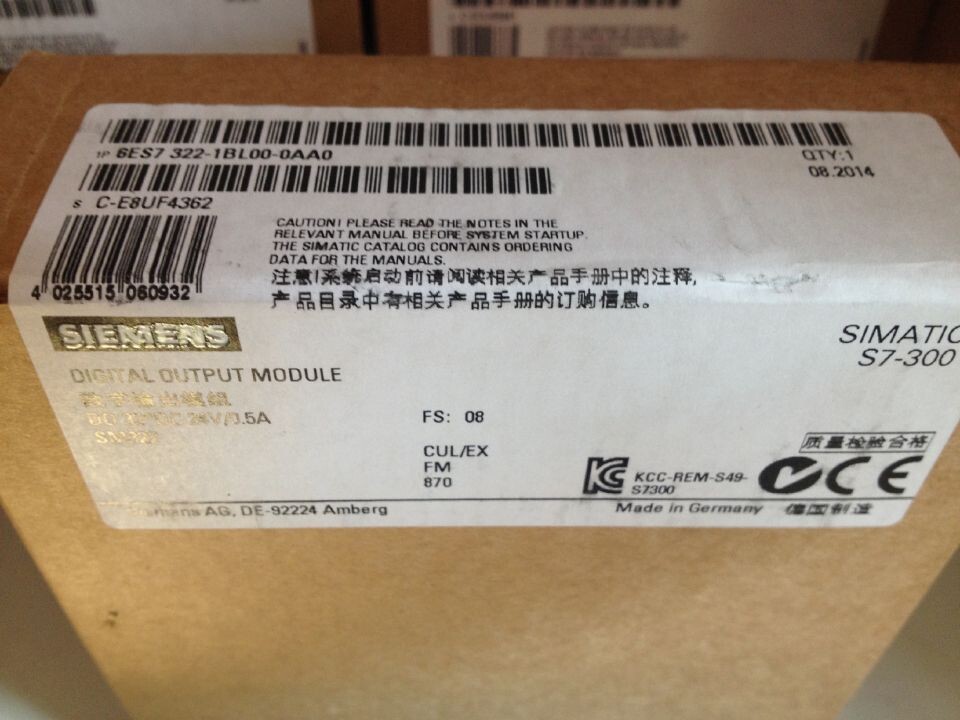 ȫ��ԭװ������S7-300 SM322���������ģ��6ES7322-1BL00-4AA1