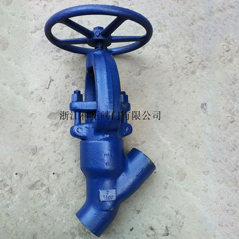 厂家直销高压耐高温铬钼钢自密封截止阀 电站阀门 F11 F22 F5