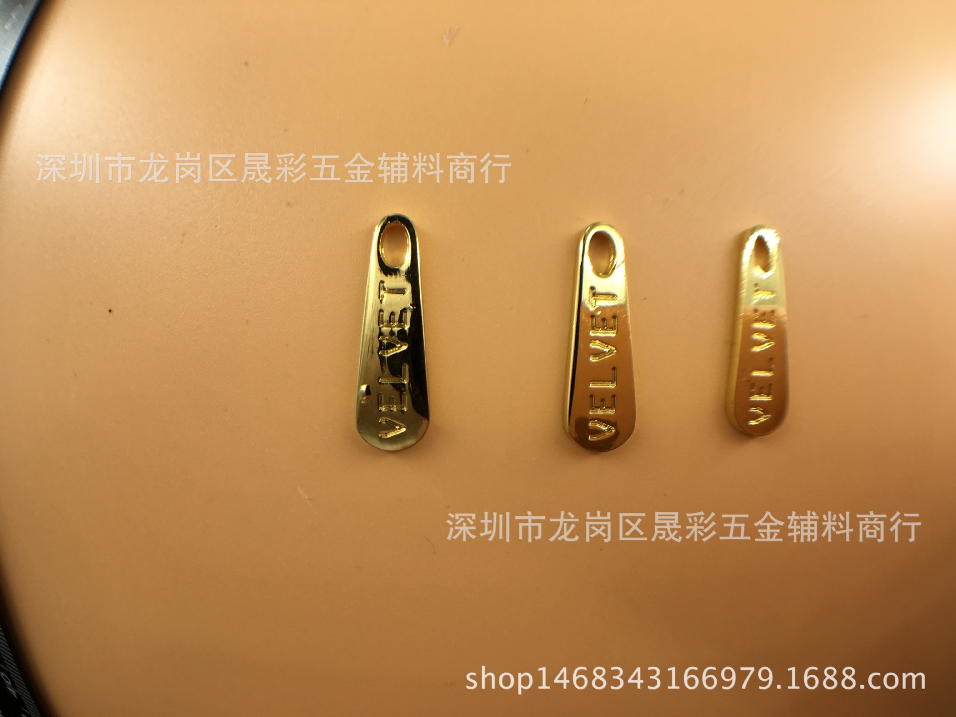 厂家现货合金吊粒3号金属拉链片 泳衣内衣吊牌 吊坠 欢迎个性金属