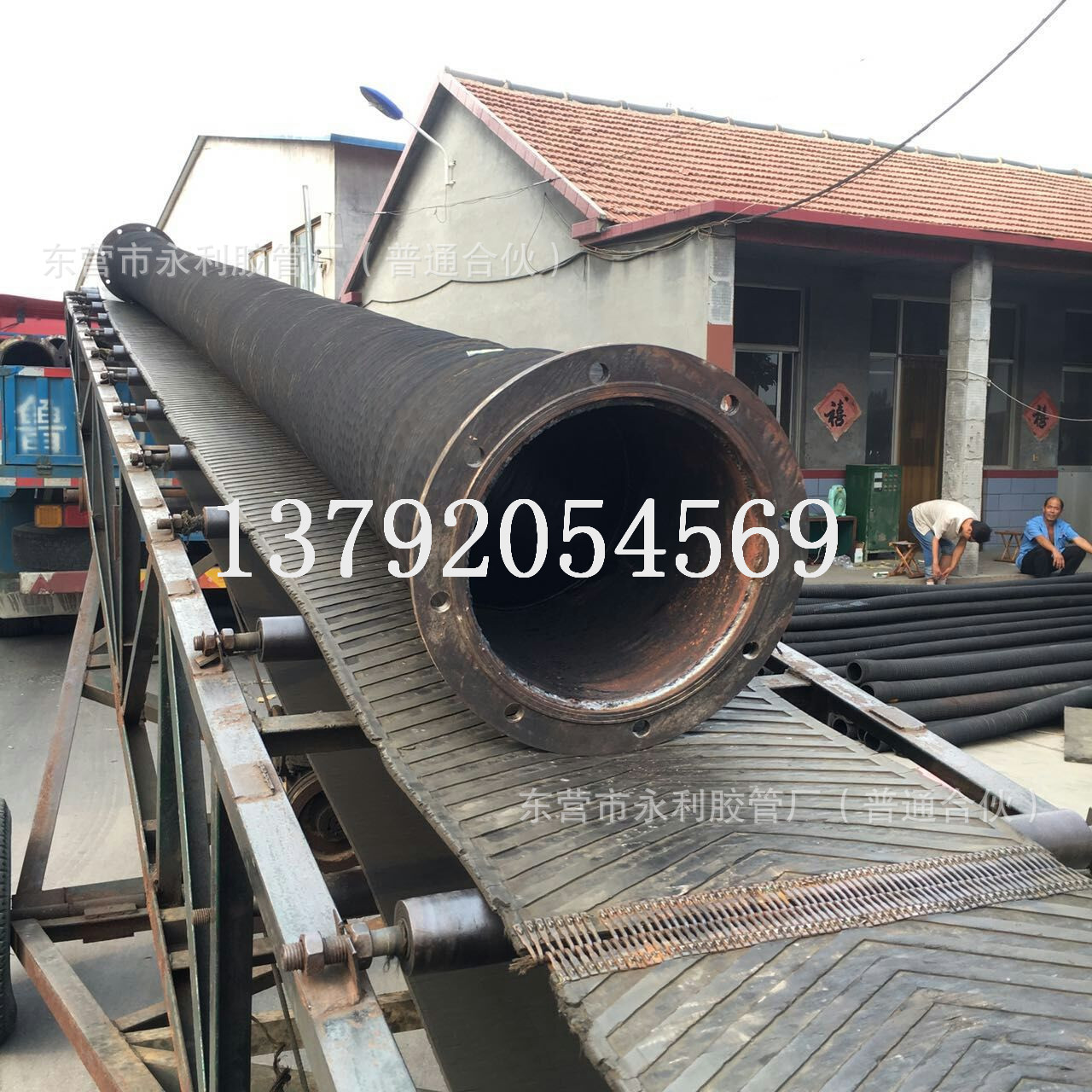 输水吸排水抽沙专用大口径橡胶钢丝管 高压高耐磨胶管