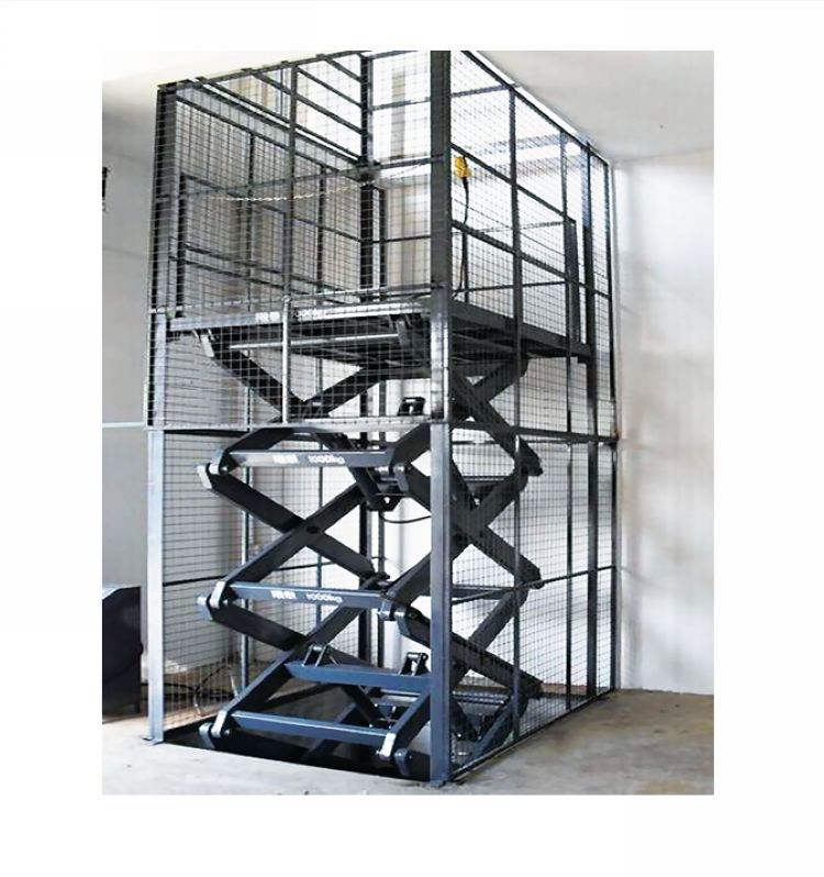 【 苏州金鄂】电动剪叉式升降机货梯 厂房固定