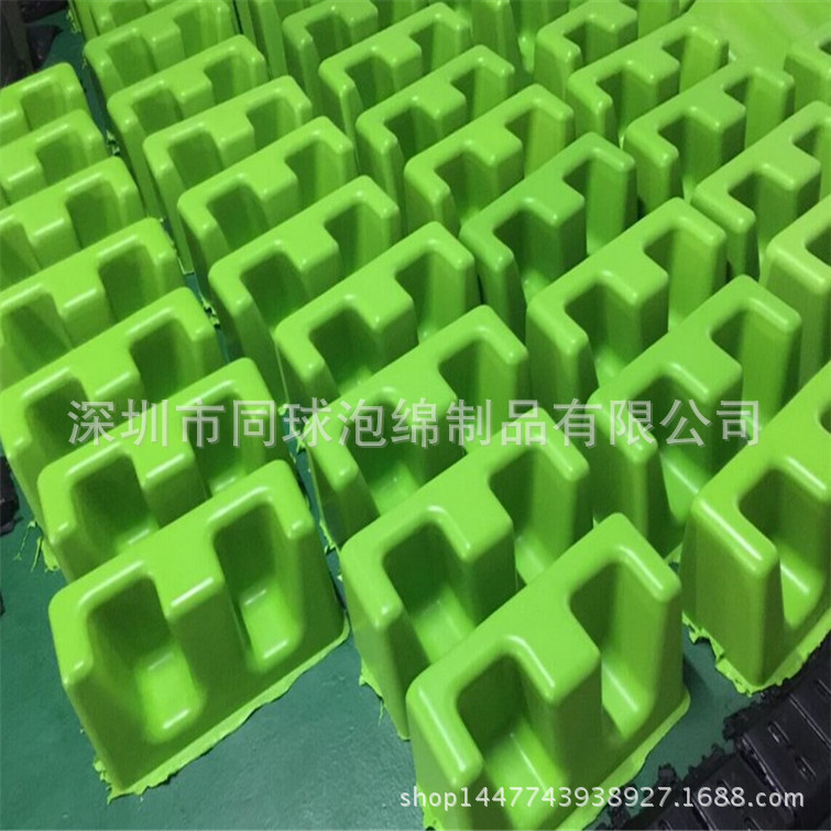 PU聚氨酯发泡大件成型检测器材用泡绵注塑坐垫 东莞厂家