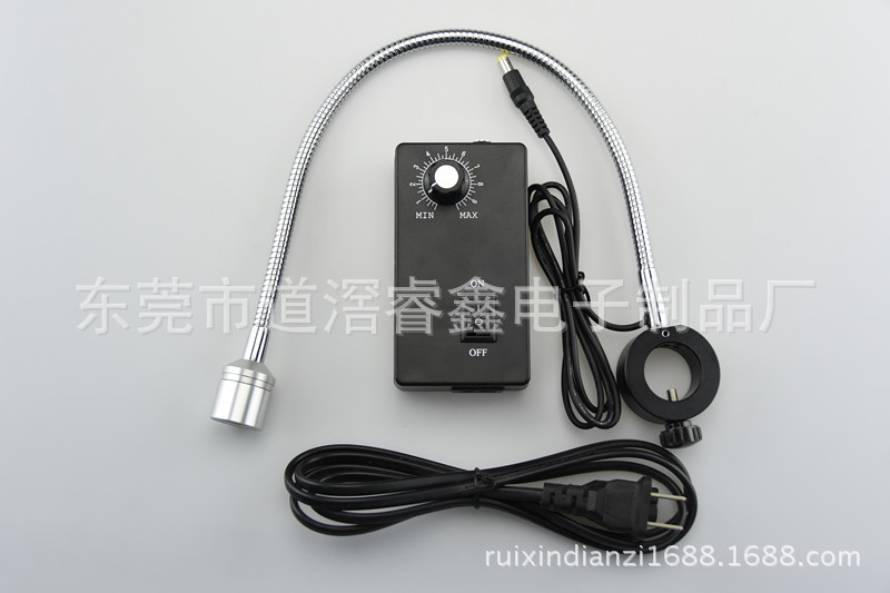 厂家直销 特价推荐 环管直径26MM 万向单管LED可调光源 RX-G26-1