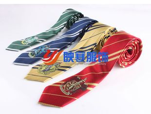 Harry Potter College tie granny findors Slytherin Ravenclaw hedgepuff Band Badge