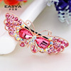 Hairgrip, fresh hair accessory with bow, metal ponytail, Korean style