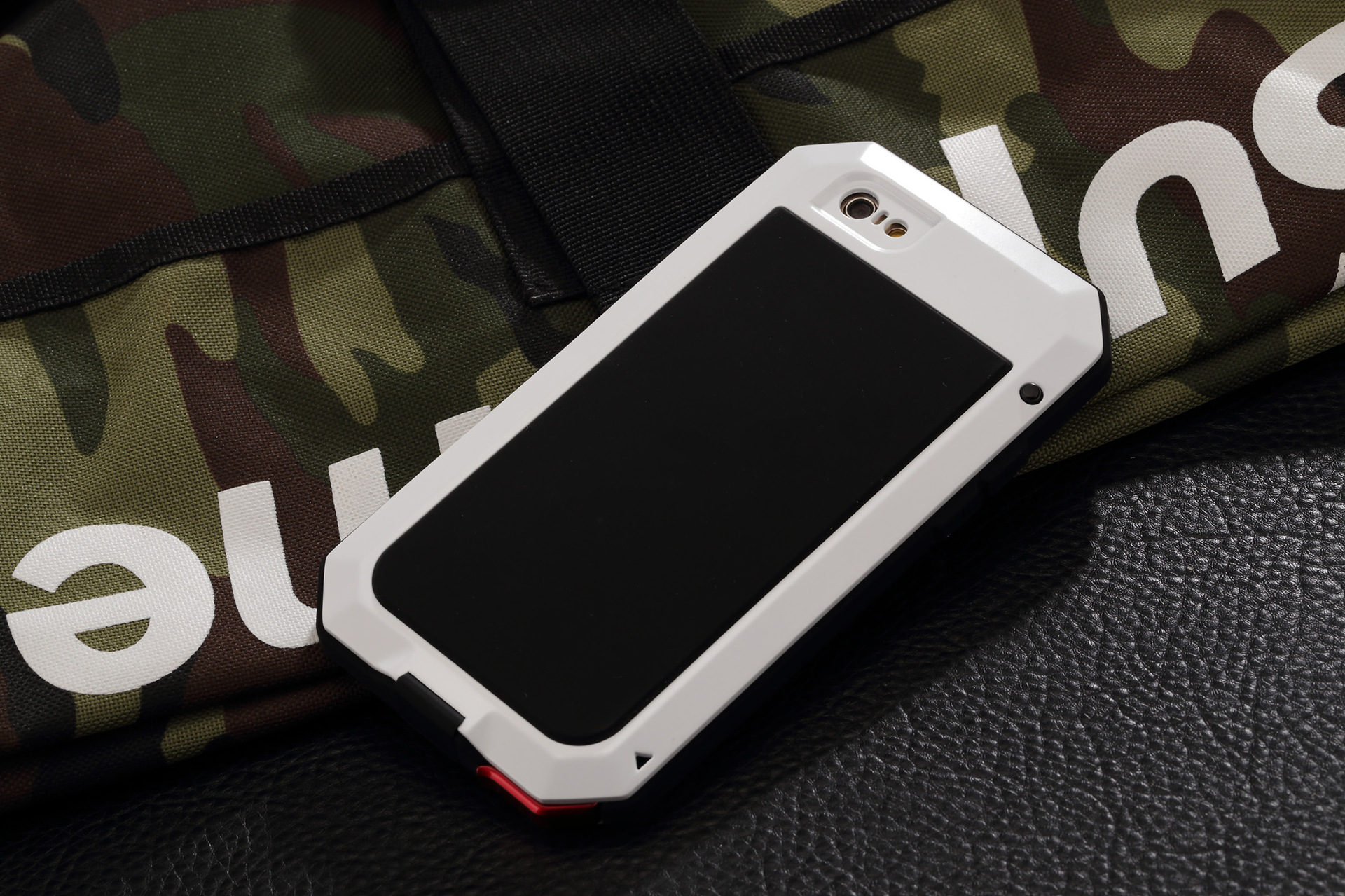 R-Just Extreme Premium Protection System Aluminum Heavy Duty Metal Case with Corning Gorilla Glass for Apple iPhone 6S Plus/6 Plus & iPhone 6S/6