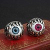 Fashionable ring hip-hop style, trend jewelry, punk style