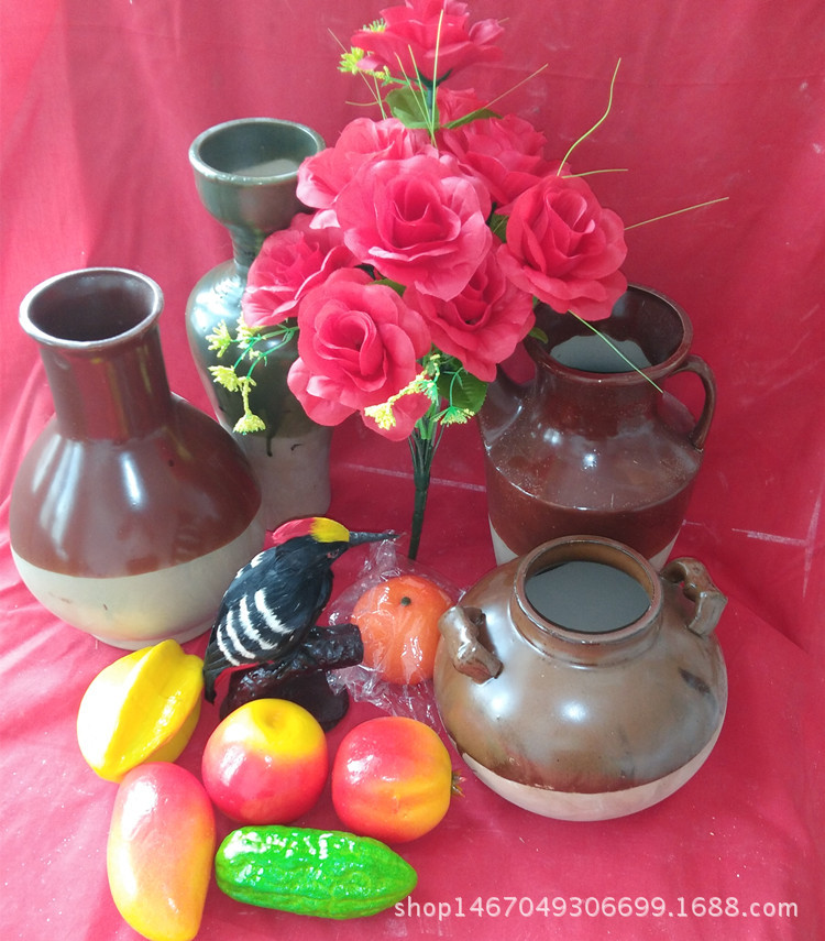 厂家直供写生教具3写生静物12件一套禽鸟标本静物陶瓷罐仿真水果