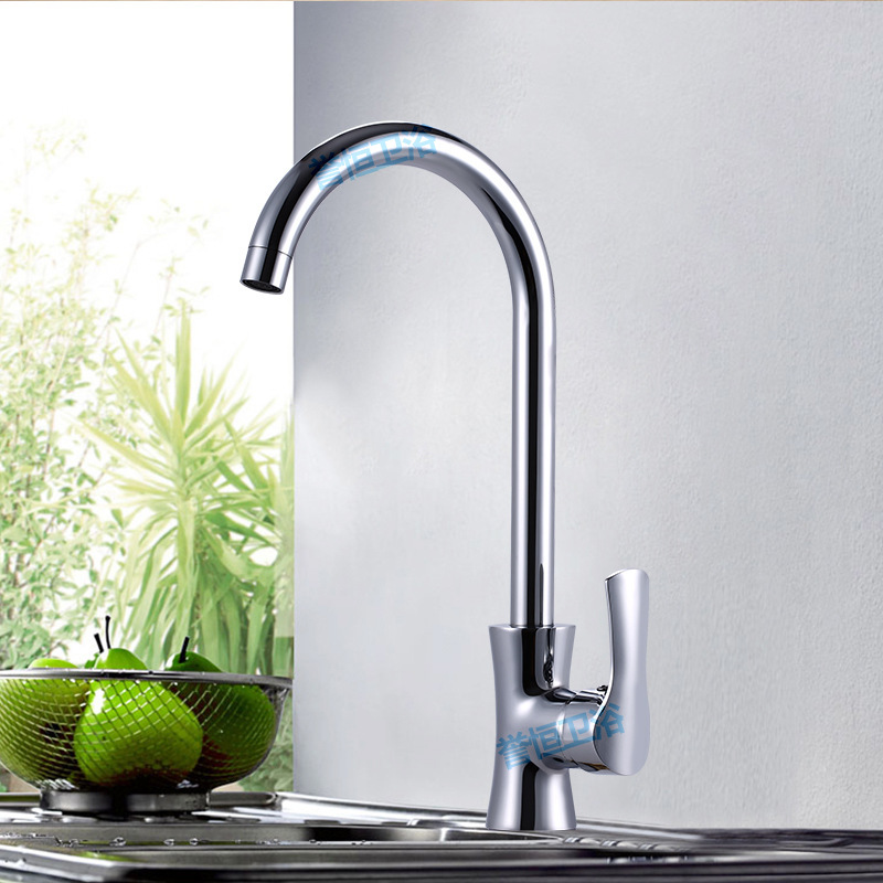 Kitchen Faucet Brass Jade Pillow Vegetable Basin Faucet Hot and Cold Mixing Water Kitchen Sink Vegetable Basin Faucet
