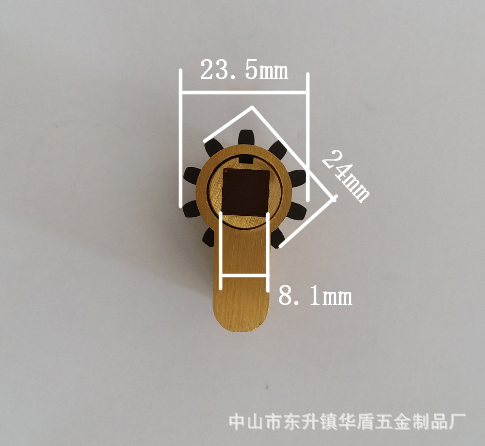 Copper Triangle fake lock cylinder non-standard lock cylinder train lock cylinder elevator door lock cylinder