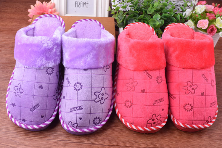 Pantoufles enfants en coton pour hiver - semelle autre - Ref 1027210 Image 25