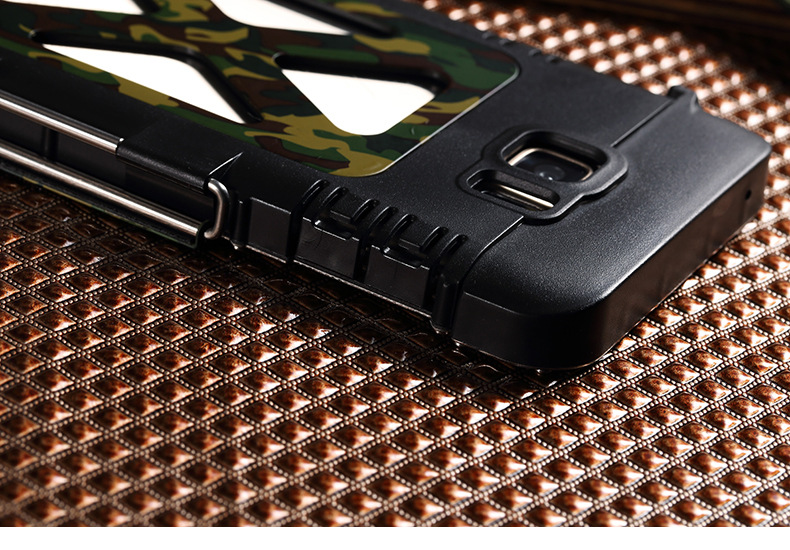 Armor King Iron Man Luxury Shockproof Stainless Steel Aluminum Metal Flip Case Cover for Samsung Galaxy Note 5 N9200