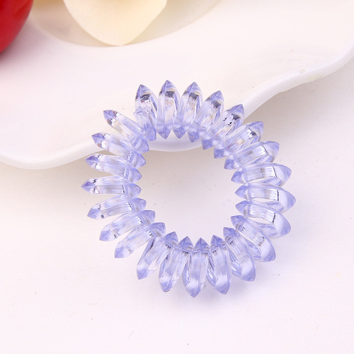 Transparent triangle phone cord hair band jewelry hair rope Yiwu stall wholesale headwear headband foreign trade hair accessories rubber band