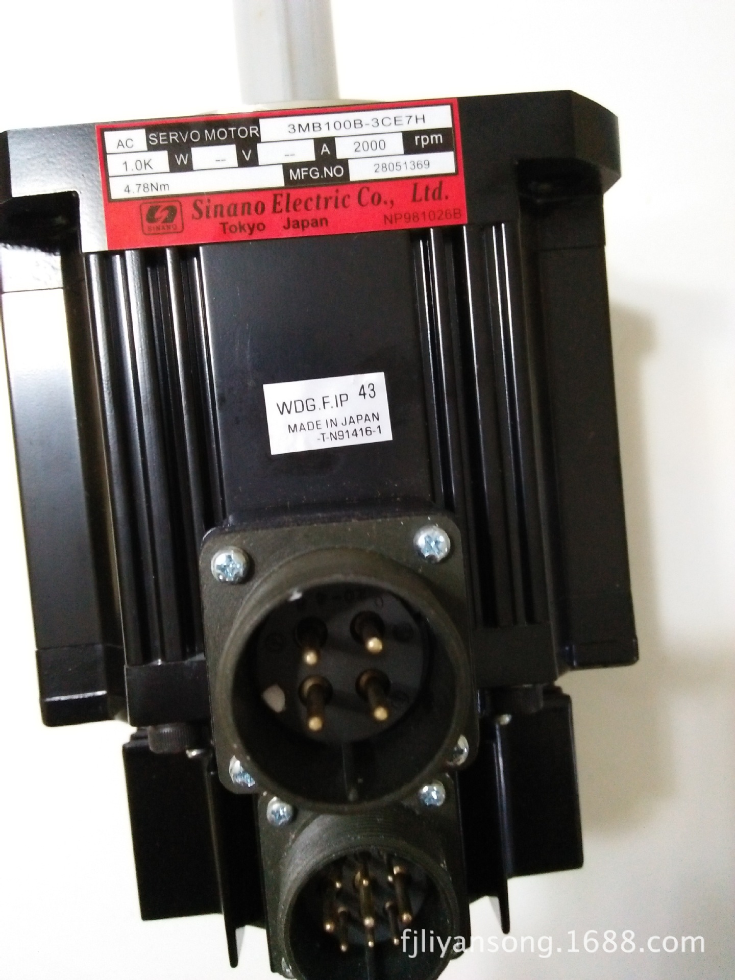 AC SERCO MOTOR 3MB100B-3CE7H 信浓伺服电机3MB100B-3CE7HKD