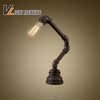 Robot, retro coffee bar creative table lamp