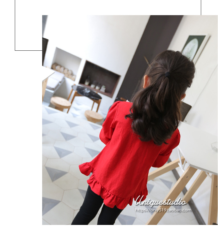 Chemise fille à manche longue - Ref 2087263 Image 17