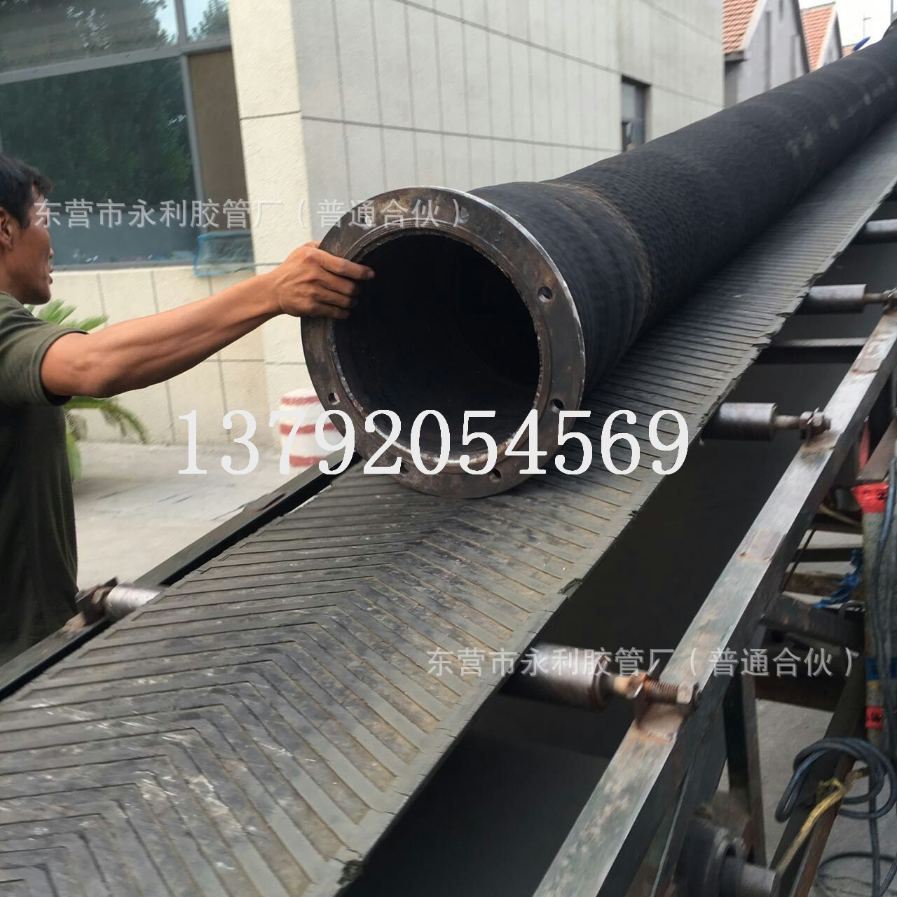 DN219-1500mm挖泥船抽沙船用大口径吸排泥抽沙耐磨钢丝骨架橡胶管