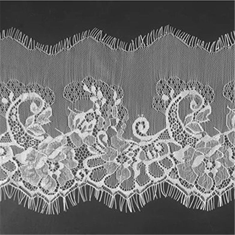 厂家直销睫毛花边服装服饰蕾丝花边内衣文胸蕾丝睫毛花边现货批发