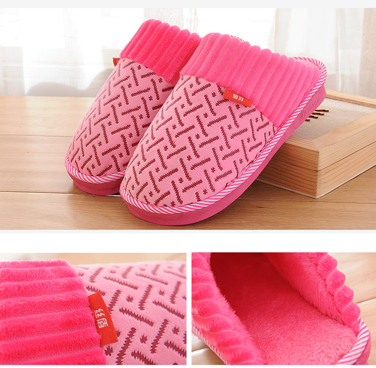 Pantoufles enfants en suède pour hiver - semelle coton - Ref 1004947 Image 37