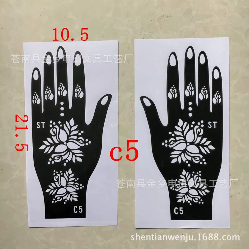 Các nhà sản xuất bán xăm tay Ấn Độ hand painted Hannah Henna tattoo body painting bán vĩnh viễn mẫu template