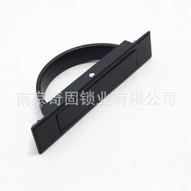 暗拉手LS519环形榻榻米拉手 锌合金旋转拉手家具暗拉手LS707黑色
