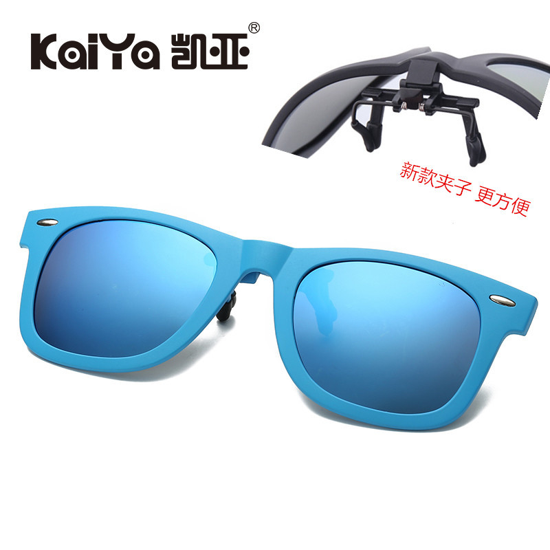 厂家批发TR90偏光夹镜夹片男女墨镜近视太阳镜真炫彩HP806