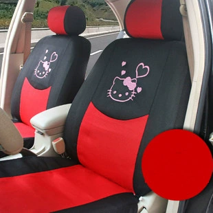 Universal seat cover — Direct sales BYD FO sail - kt-cat-black-and-red-universal