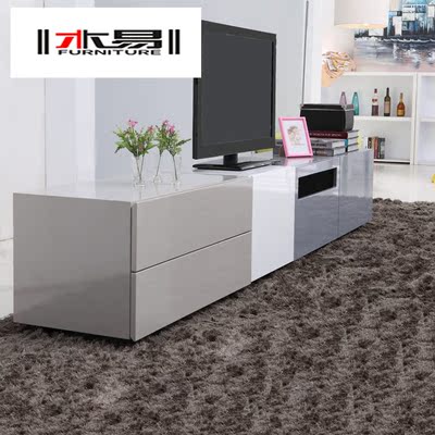 现代简约时尚电视柜 烤漆茶几客厅配套电视柜特价|ms