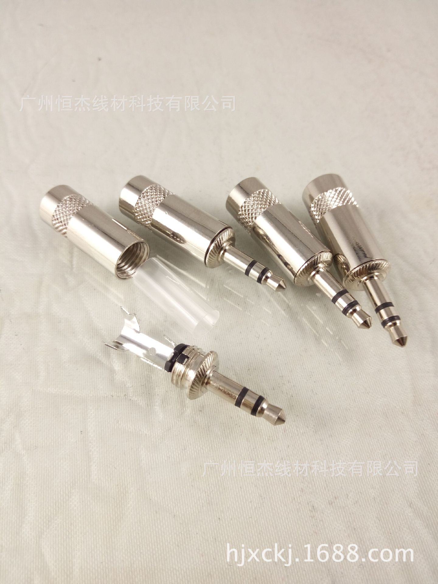 厂家直销 3.5头 耳机插头 立体声插头 音频插头 双声道焊接头