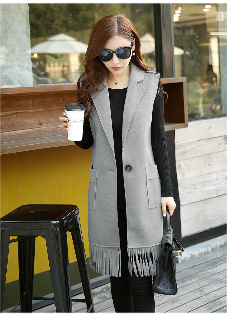 Gilet femme en Sergé - Ref 3316982 Image 27