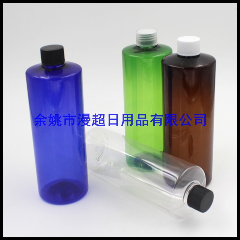 500ml平肩PET瓶 可乐盖瓶塑料瓶 普通盖分装瓶500ml玫瑰水瓶 