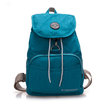 Backpack 2018 new pattern Korean Edition light Nylon pinkycolor student schoolbag travel Shoulders back Female bag