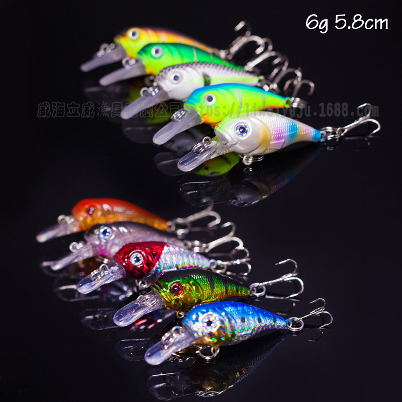 Small hard colorfull crankbait 10 colors