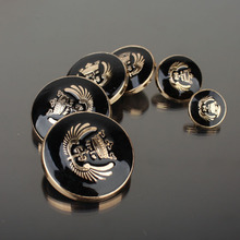 高档纯金属锌合金纽扣 时尚英伦扣子小西装大衣风衣纽扣