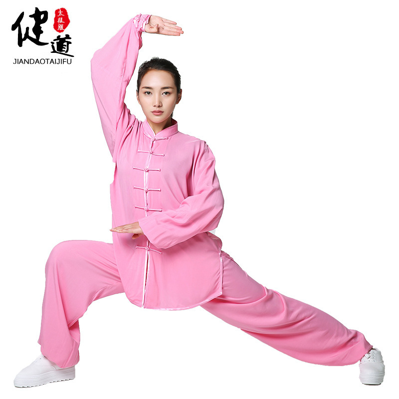 Tai chi clothing kung fu uniforms Tai ji quan costume silk long sleeve martial arts suit