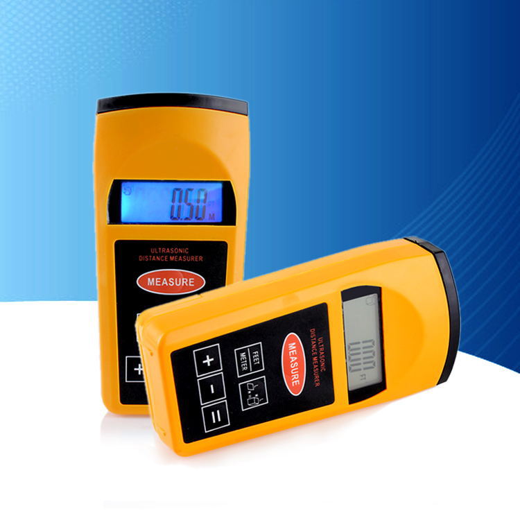 OQ01红外线超声波测距仪 激光对准点便携式测量仪 激光尺|ru