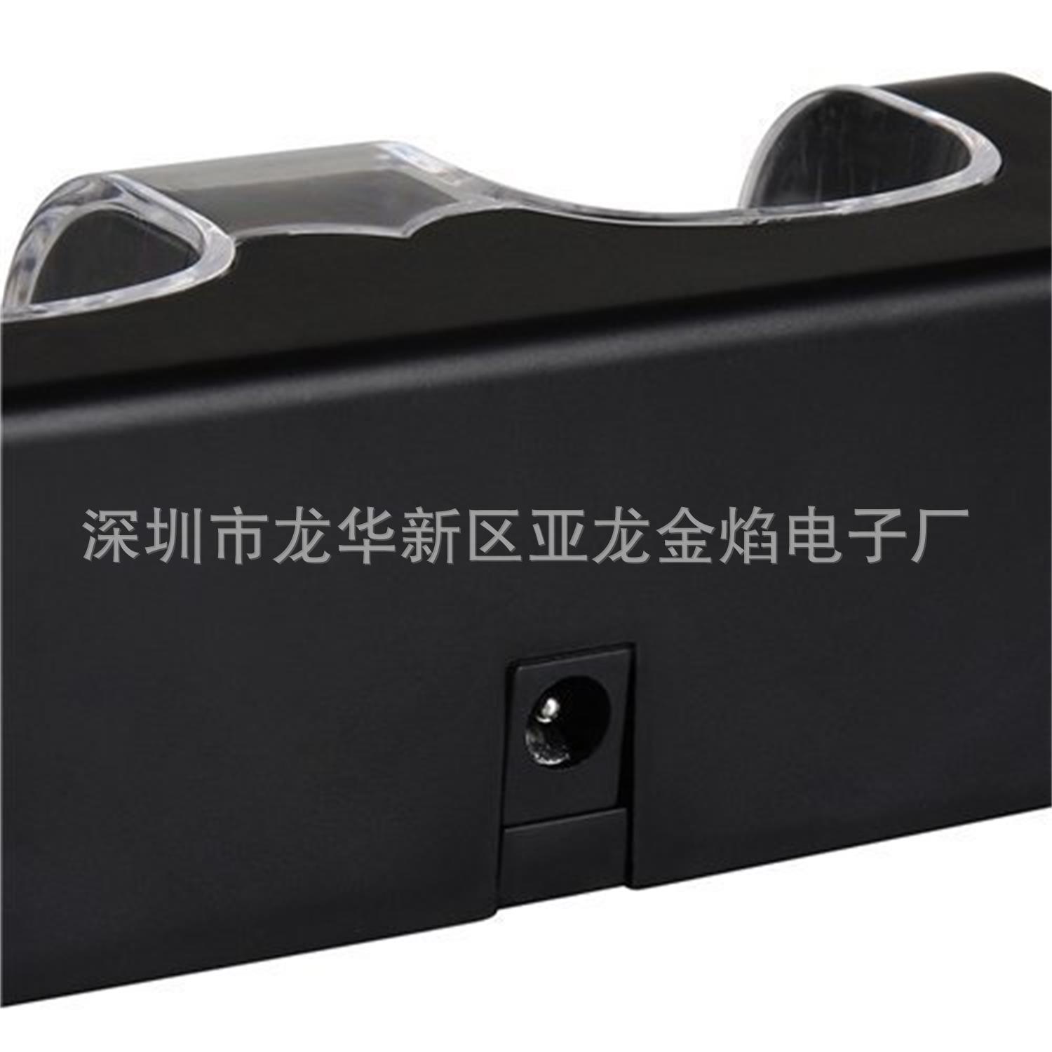 WII doble Cargador eléctrico dual cargador de doble sofá WII cargador dual batería WII cargador de luz azul TIPO C socket