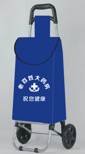 厂家批发便携买菜购物布袋车手拉小推车家用赠品商务礼品车可印字|ru