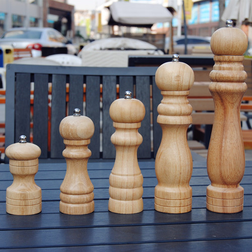 Wood color wooden manual wooden pepper grinder multi-size pepper grinder pepper grinder salt grinder manual