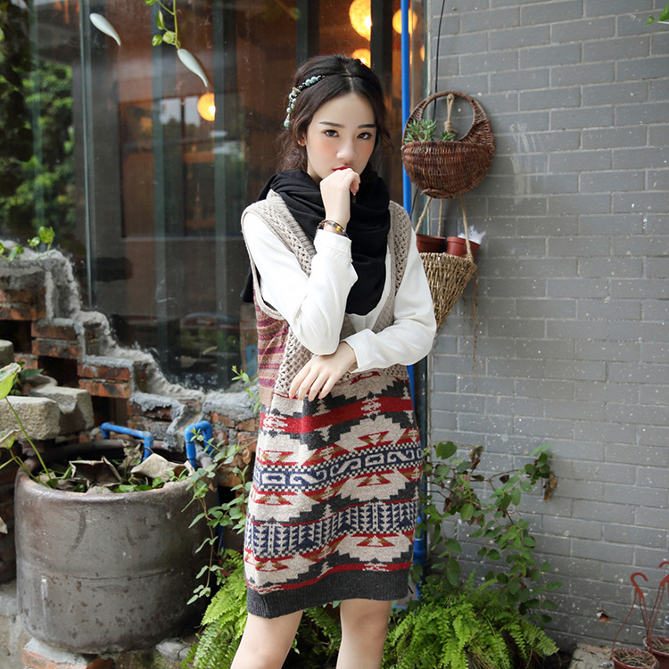 Gilet femme YAN GUANG en Tricot - Ref 3317593 Image 7