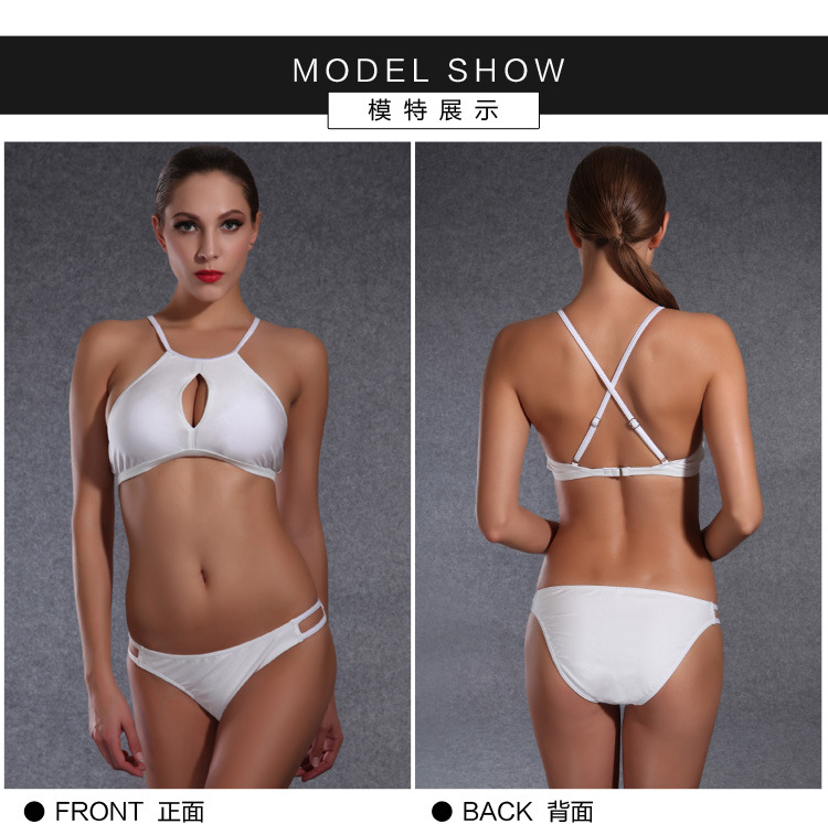 新款泳衣女工厂直销欧美时尚性感三角比基尼两件套泳装   1608详情2