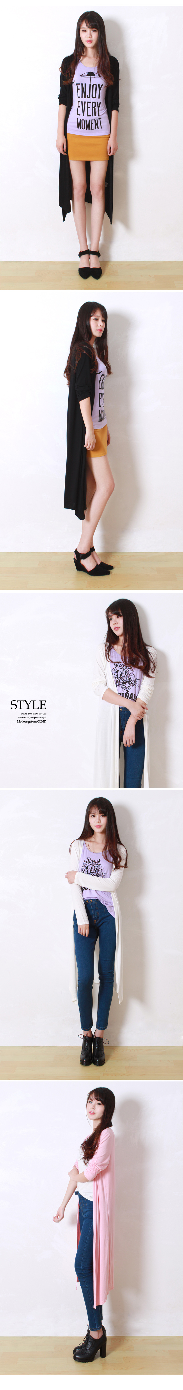 280g Weight Long Sleeve Sleeve Length Placket Placket Type Regular Sleeve Sleeve Type Modal Fabric Type Long Top Length Cardigan Tops Type Holiday Occasion Collarless Neckline Loose Fit Type Solid Color Pattern Summer, Spring, Autumn Season Women's Gender Casual Style Wholesale Women's Casual Solid Color Long Sleeve Sweaters & Cardigans 2
