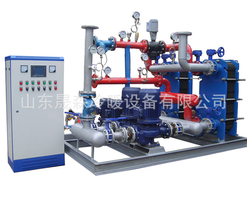 可拆 水-水板式换热机组 地暖供热机组 供热/制冷系统 余热回收