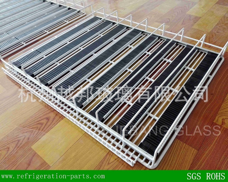 冰柜货架带自由下滑功能网架
