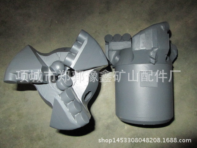 厂家直销75-94-113三翼金刚石钻头 内凹三翼金刚石复合片钻头