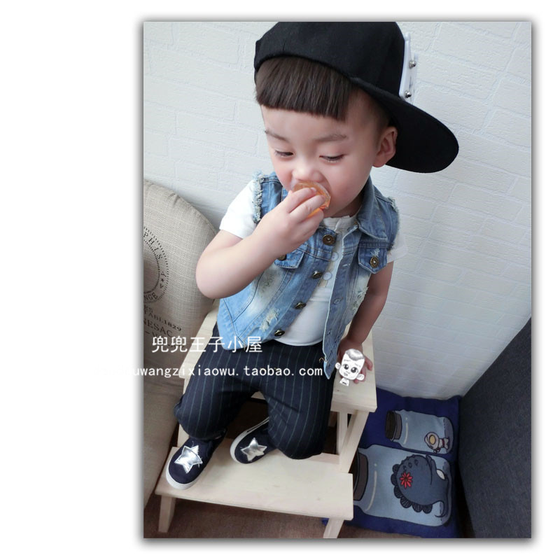 Gilet enfant en toile - Ref 2069703 Image 4