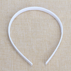 1CM Toothed Korean Version Hair Accessory Plastic Resin Hair Clip White DIY Accessory Patch Base Wholesale