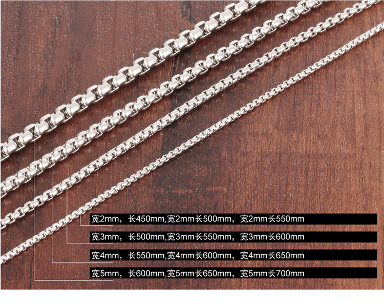 Titanium Steel Stoving Varnish Geometric Necklace display picture 11