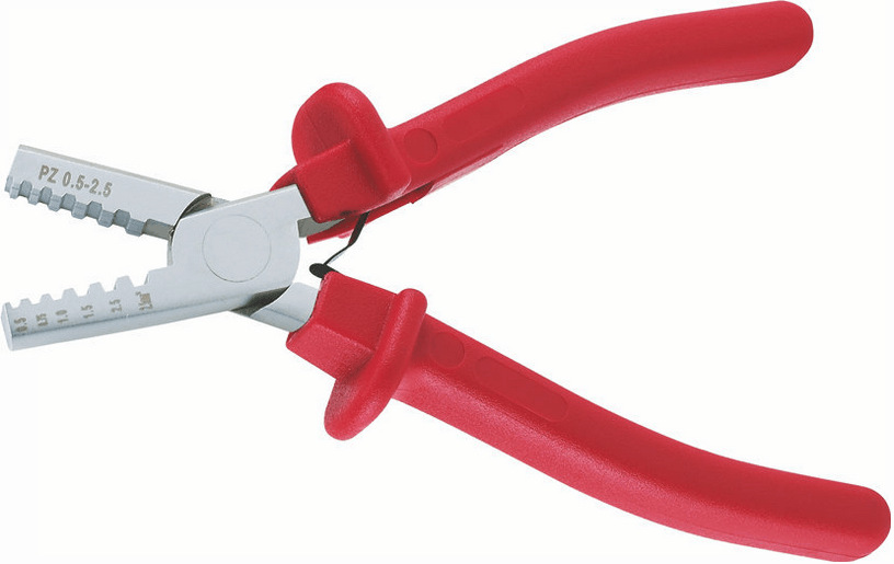 欧式端子钳 PZ0.25-2.5 多功能工具钳 冷压端子钳 管型针型压线钳